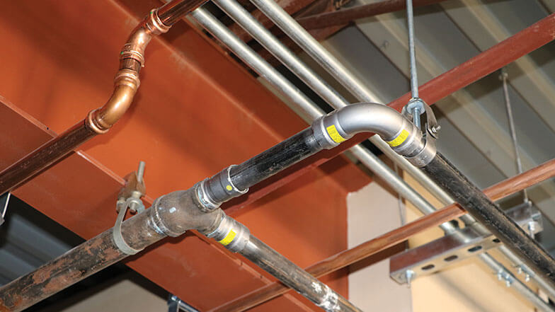 Braconier Used Viega Press on the Aims Community College Job