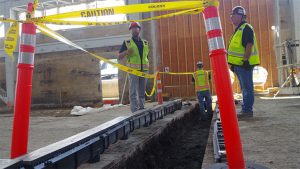 Cannistraro installed 120’ of Smith’s Enviro-Flo II Trench Drain System in just one working day.