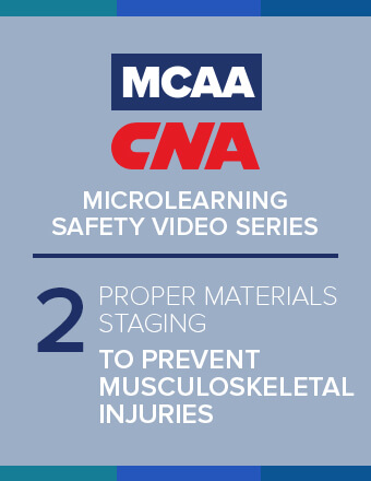 MCAA/CNA MICROLEARNING SAFETY VIDEO SERIES: Worker Personal Health