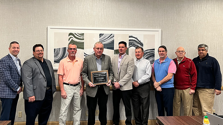 Scott Strawbridge Recognized for IRC Service