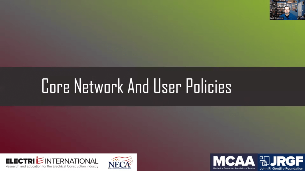 CMMC 2.0 Best Practices Series: Core Network And User Policies