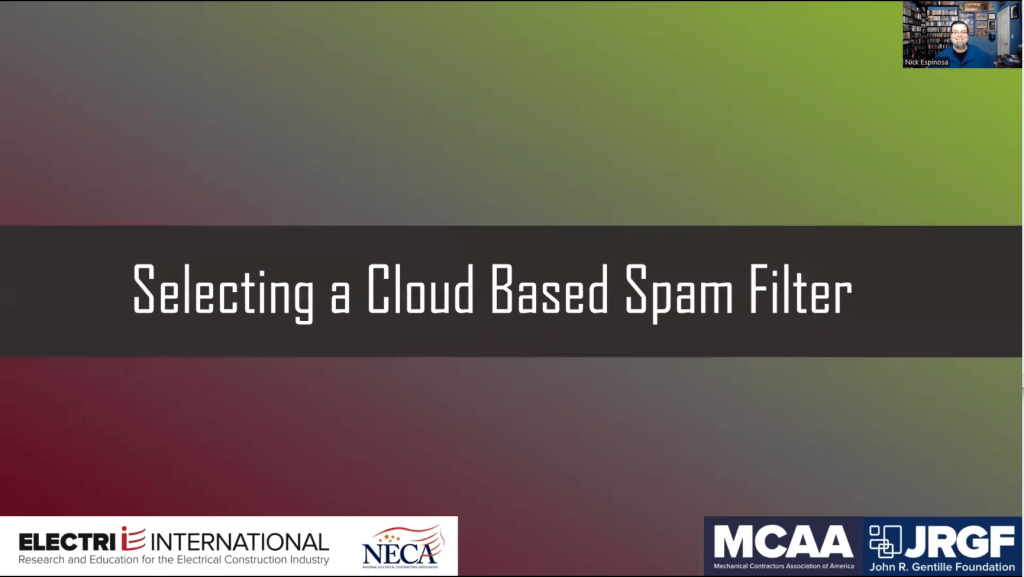 CMMC 2.0 Best Practices Series: Selecting a Cloud Based Spam Filter